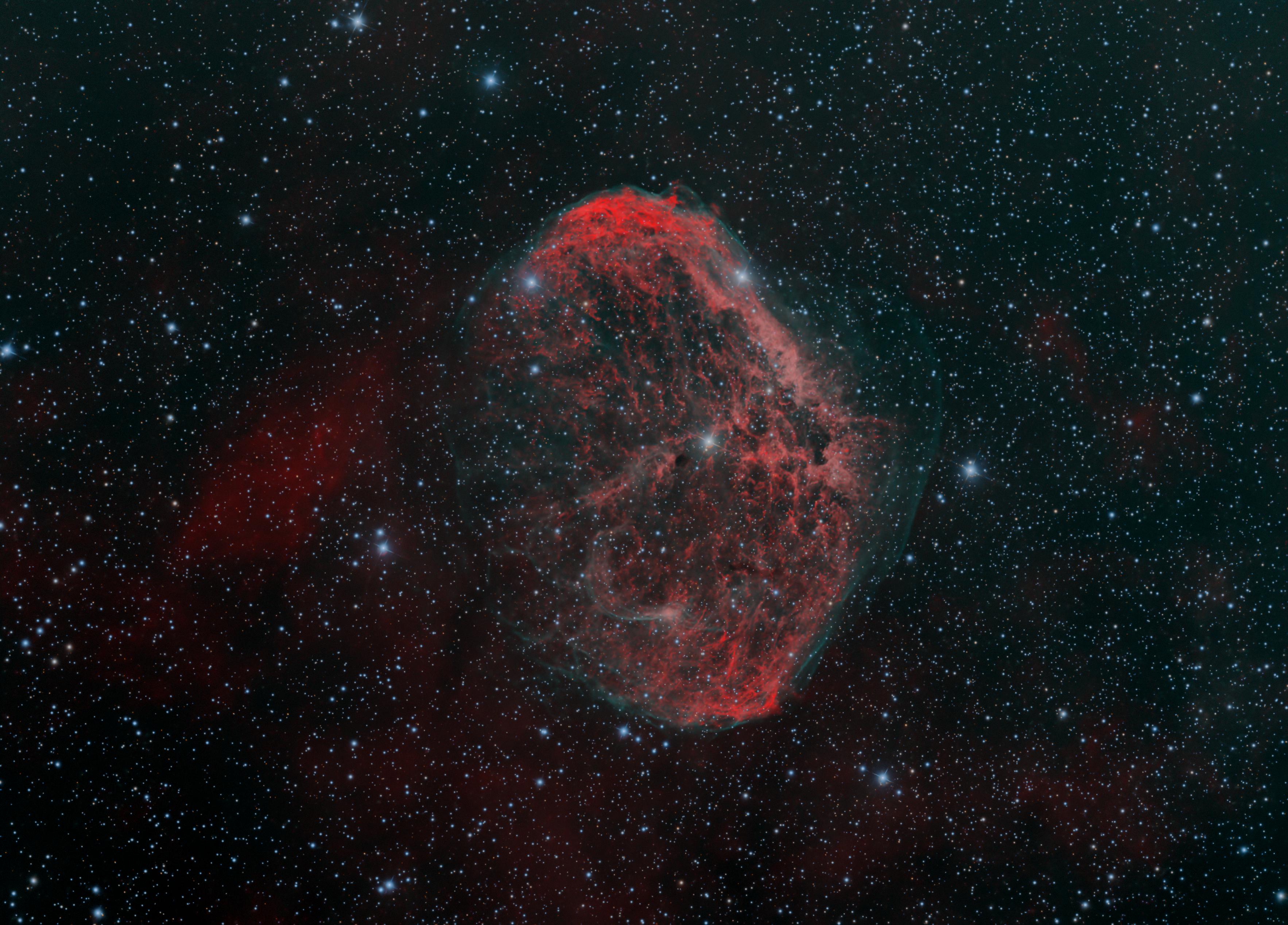 The Crescent Nebula photographed by Riccardo Alberghi